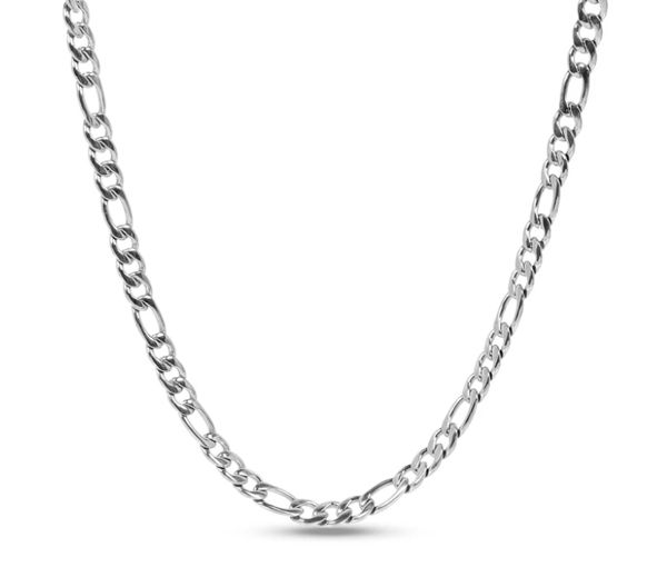 CHAINE ACIER FIGARO 6.35MM 20